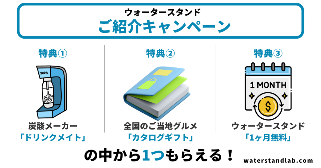 紹介特典の内容